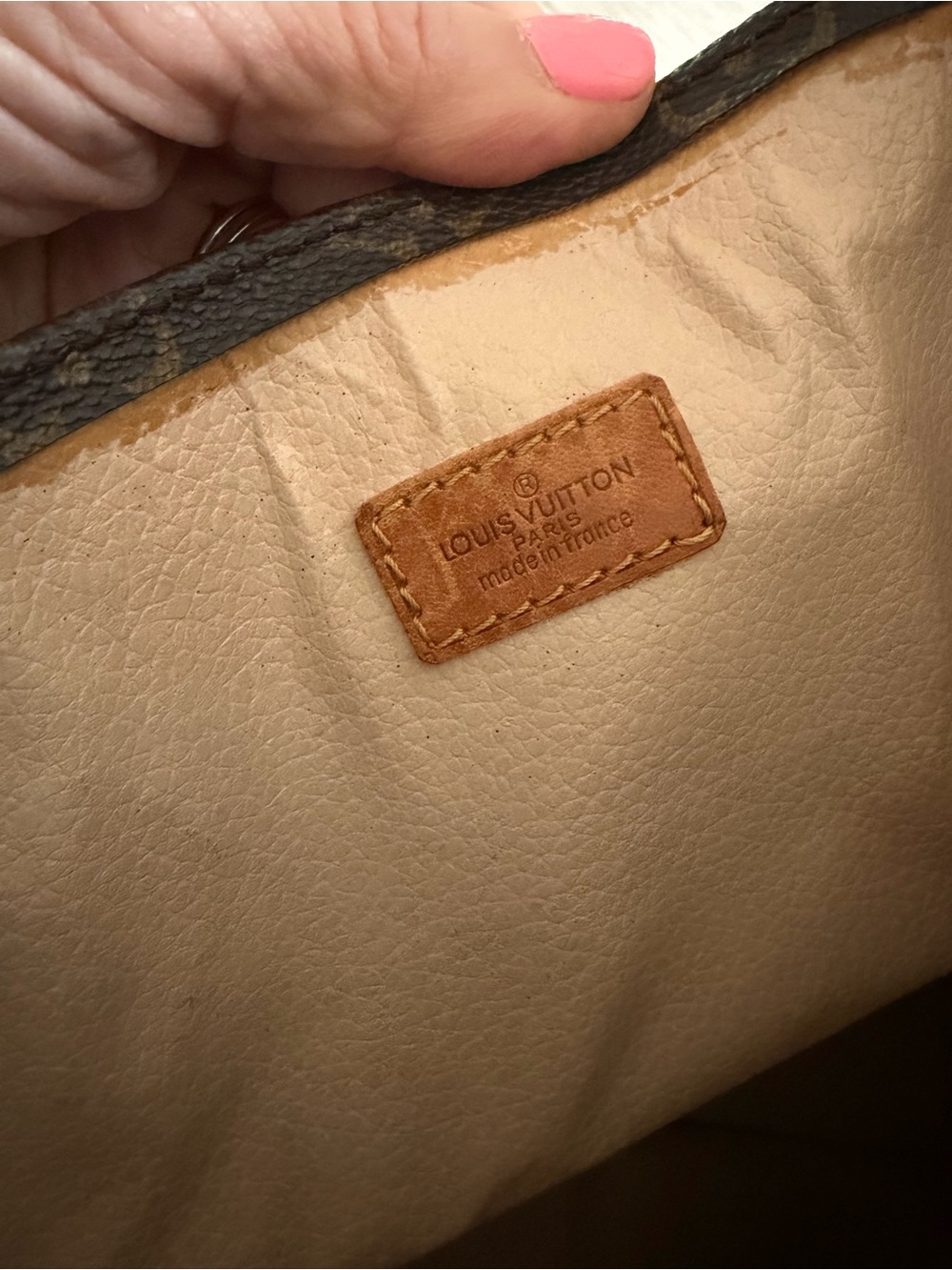 Louis Vuitton Monogram Sac Plat Canvas Tote in Brown - Picture 9 of 15